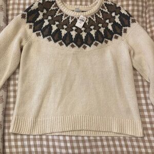 L.L. Bean Fair Isle Sweater